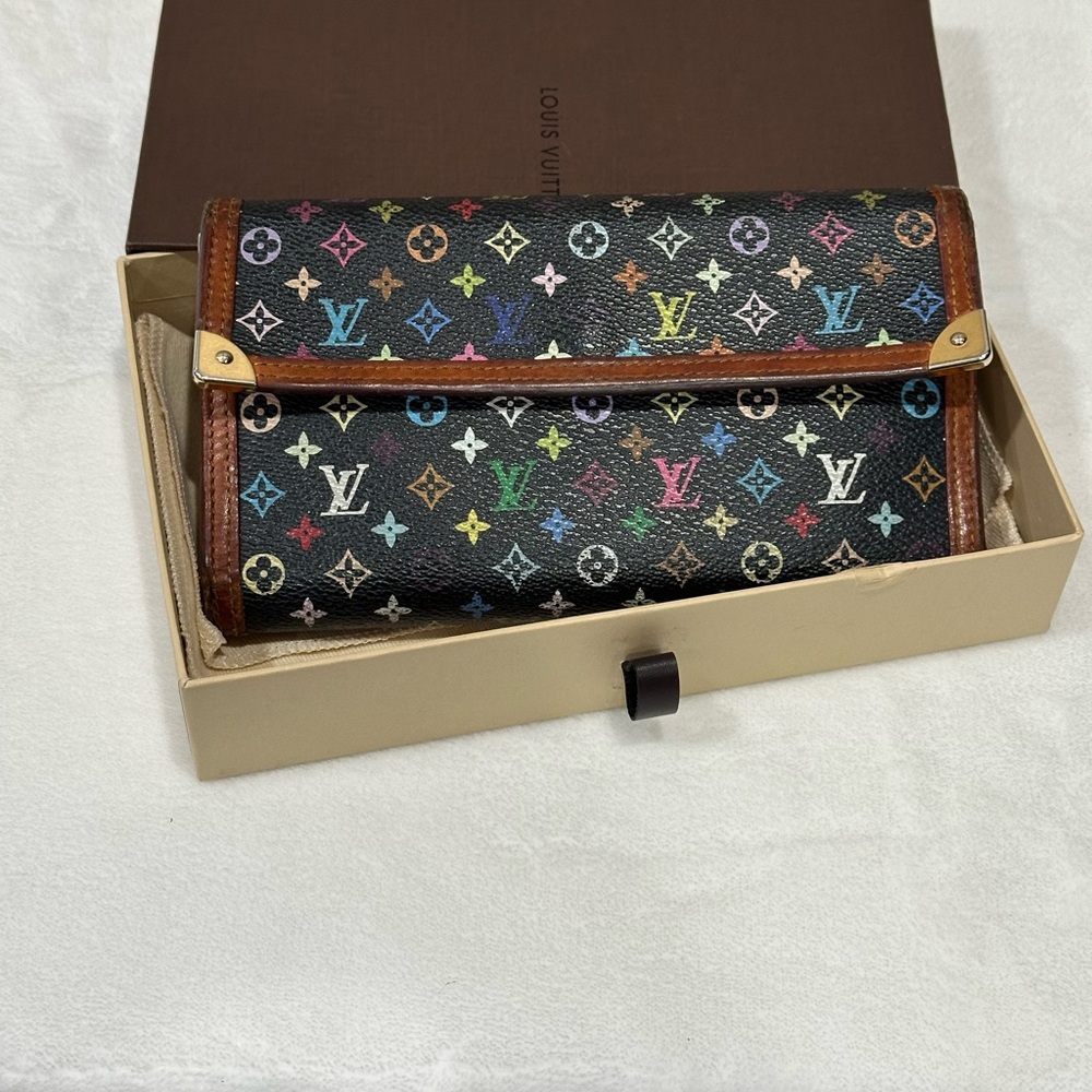 Louis Vuitton Black Murakami International Wallet Full Inclusion - Picture 14 of 14